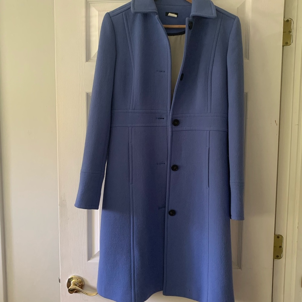 J. Crew Lady Day Coat in Lilac with Thinsulate